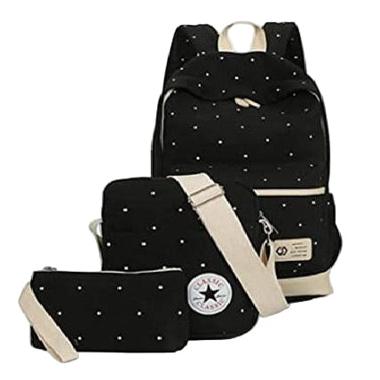 Girl's Cute Kawaii Backpack Multipurpose 3 Pcs