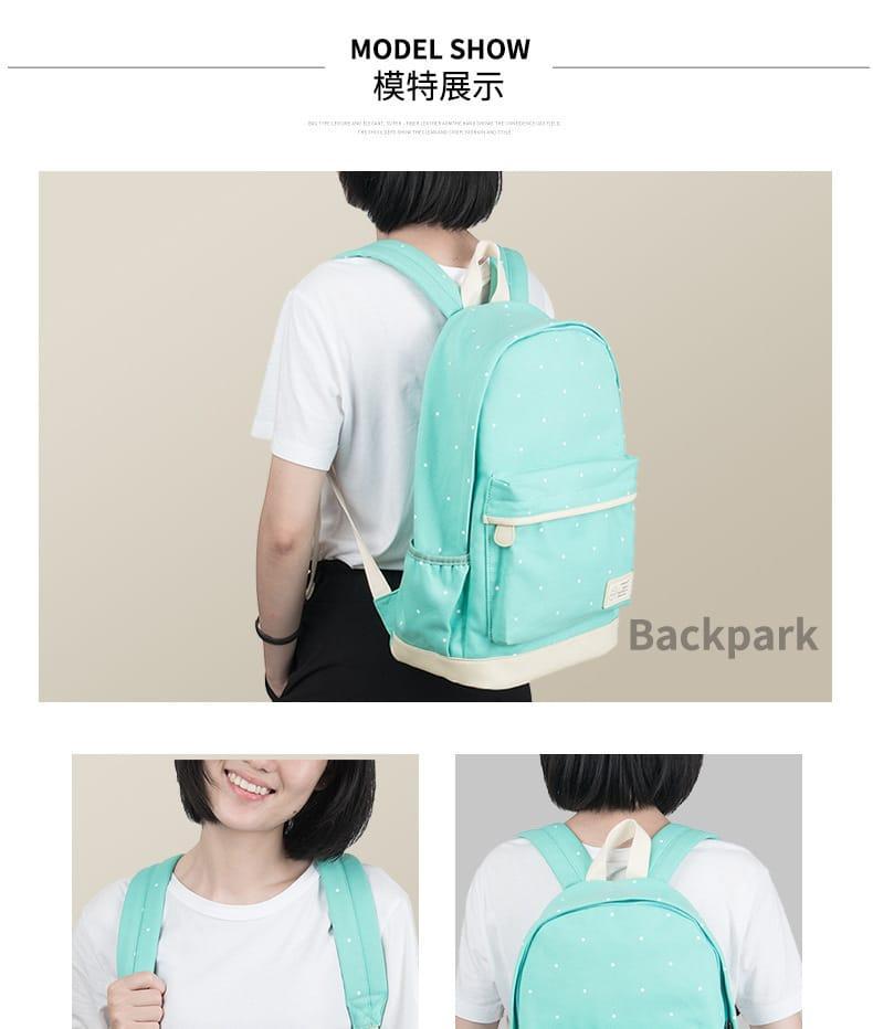 Girl's Cute Kawaii Backpack Multipurpose 3 Pcs