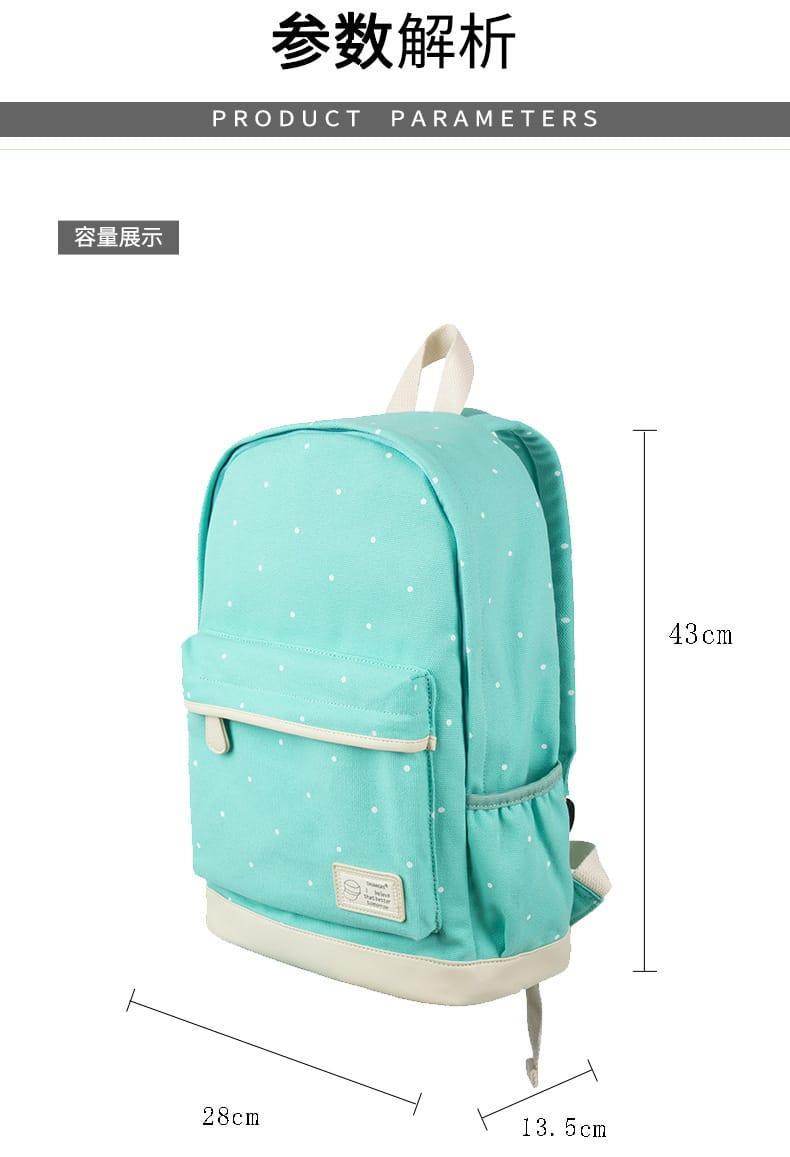 Girl's Cute Kawaii Backpack Multipurpose 3 Pcs
