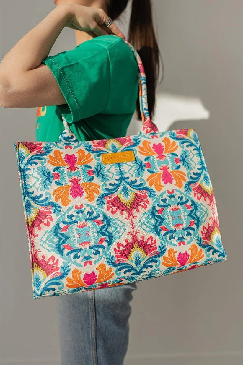 Girl's Canvas Printed Tote Bag