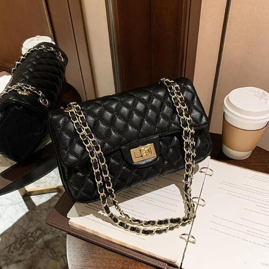 Girl's PU Leather Embroidered Shoulder Bag