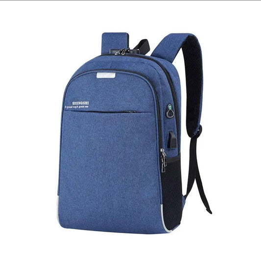 Unisex Nylon Printed Laptop Backpack