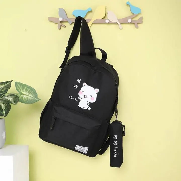 Girl's Little Soft Multipurpose Backpack Set