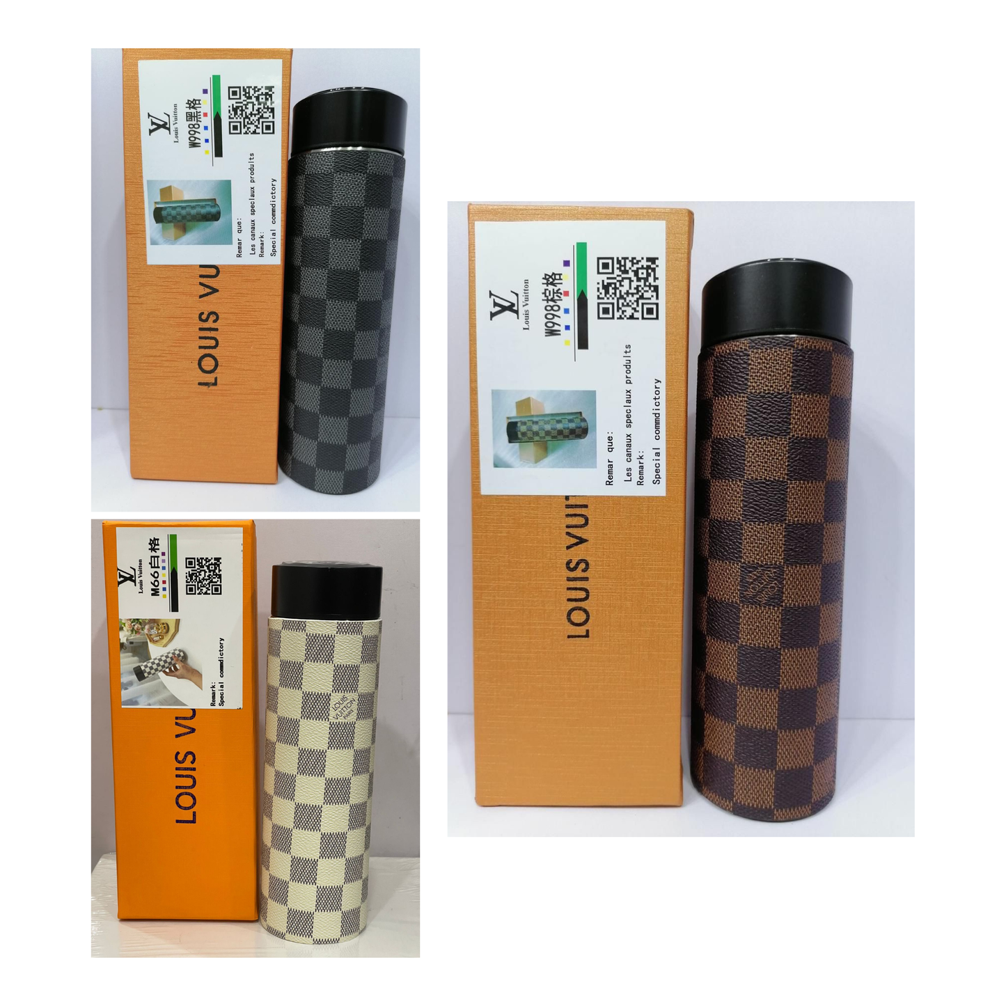 Branded Patterned Insulated Bottle Thermo Flask LED Display