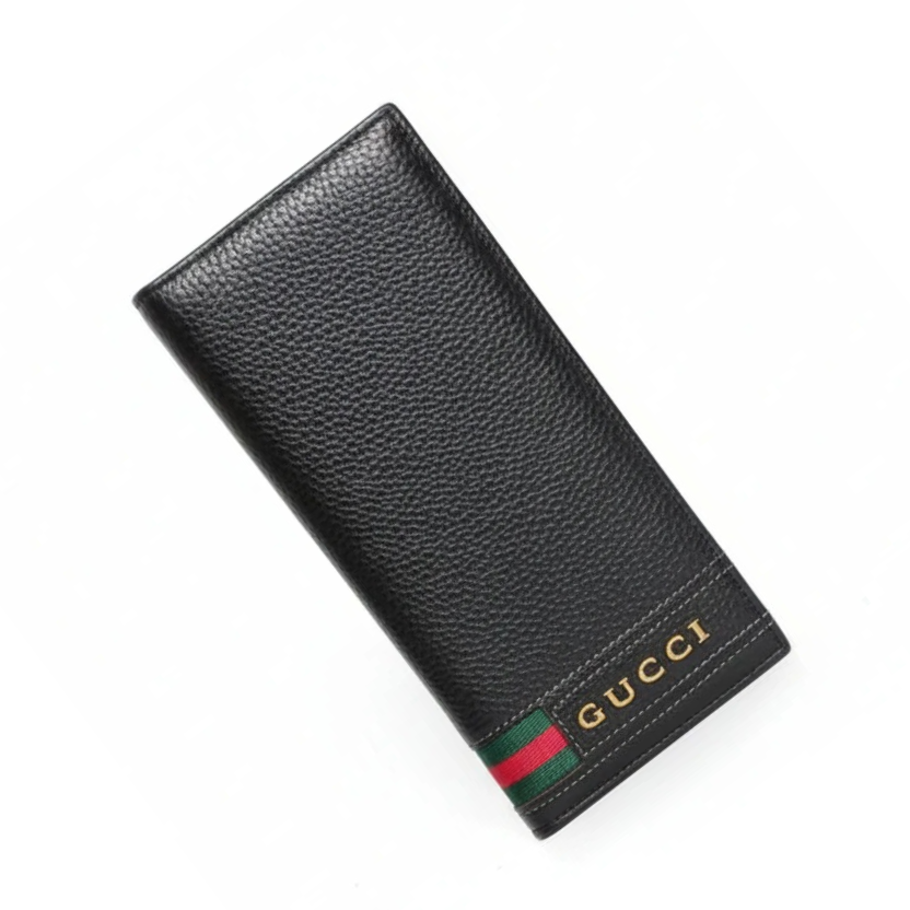 Designer Long Wallet Bottom Striped