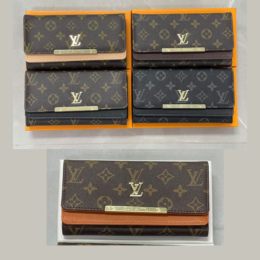 Premium Designer Trifold Wallet For Ladies