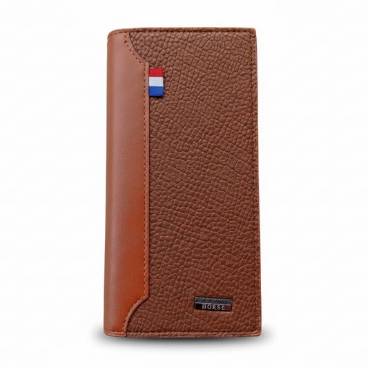 Imperial Horse Long Leather Wallet Brown