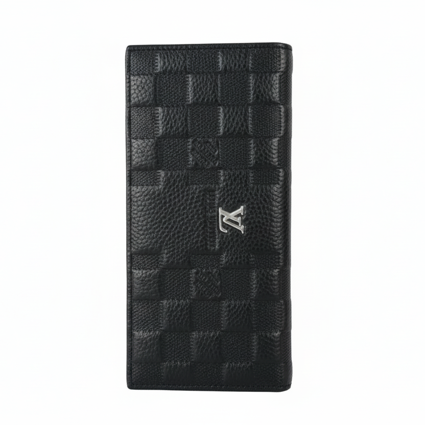 Designer Long Leather Wallet