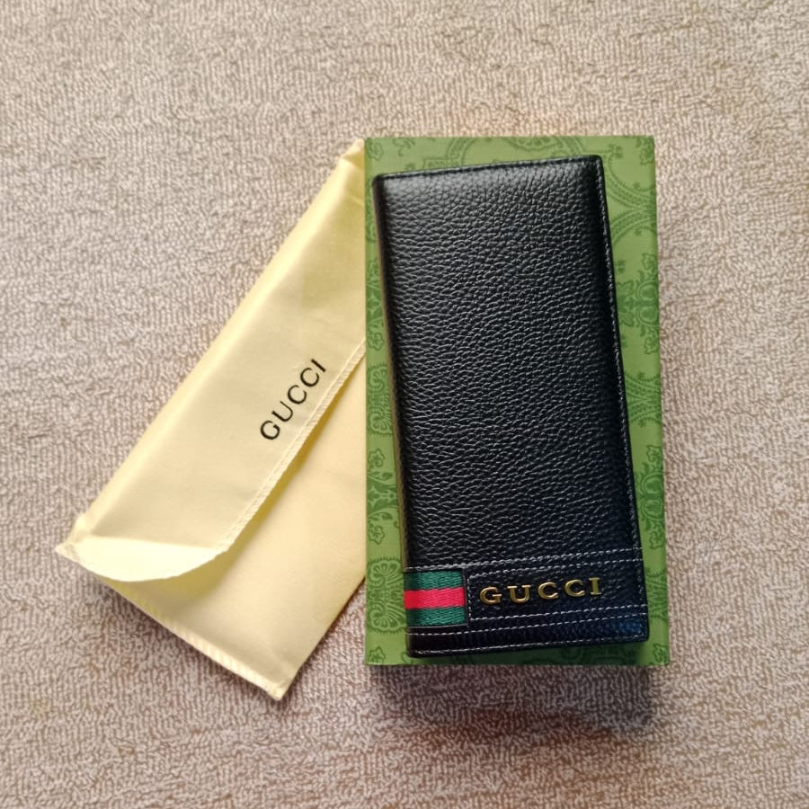 Designer Long Wallet Bottom Striped