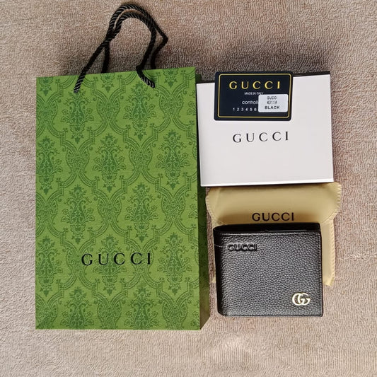 Designer Short Wallet For Men Black