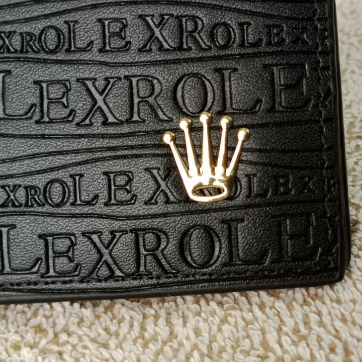 Designer Short Wallet Black