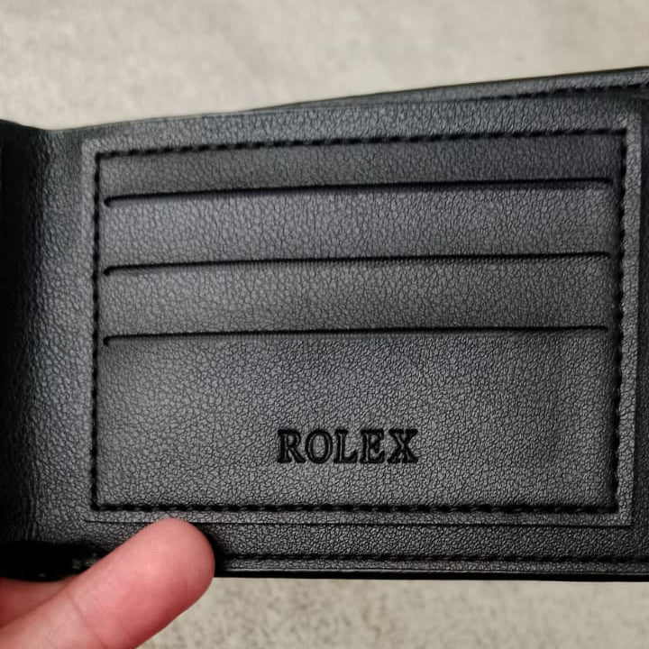 Designer Short Wallet Black