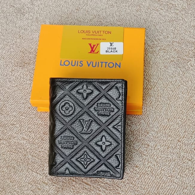 Designer Premium Bookstyle Men’s Wallet Black