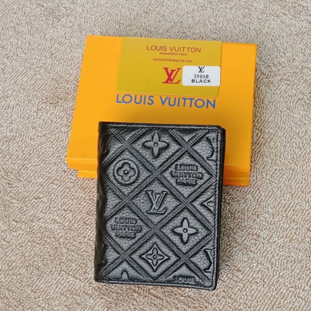 Designer Premium Bookstyle Men’s Wallet Black