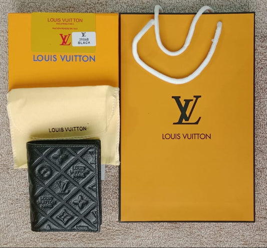 Designer Premium Bookstyle Men’s Wallet Black