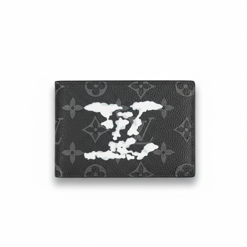 Designer Short Wallet Black