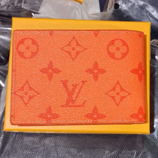 Designer Short Wallet Orange