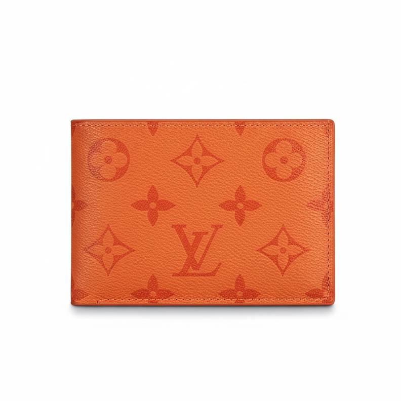 Designer Short Wallet Orange