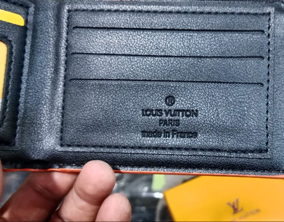Designer Short Wallet Orange