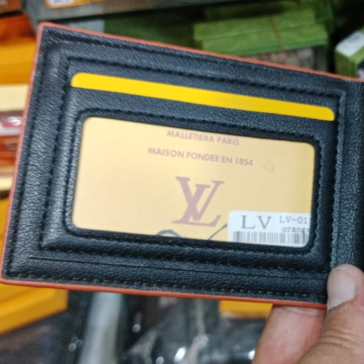 Designer Short Wallet Orange