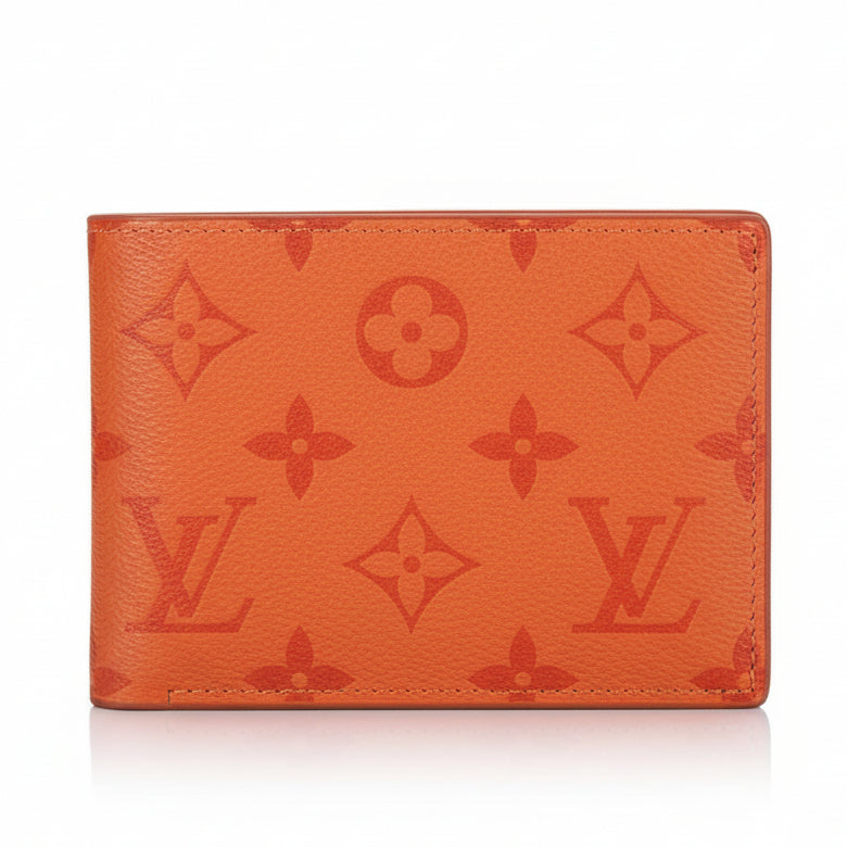 Designer Short Wallet Orange
