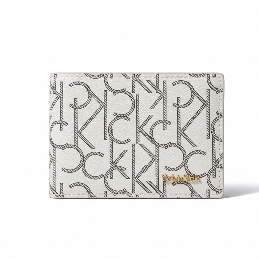 Designer Short Wallet For Men White