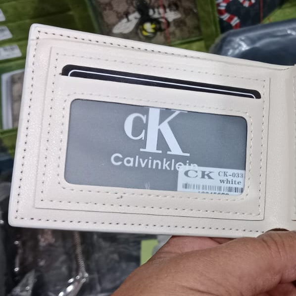 Designer Short Wallet For Men White