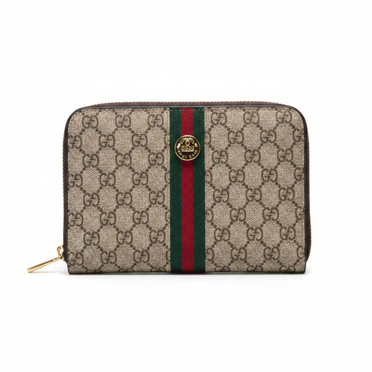 Designer Full Zip Card Holder Mini Wallet