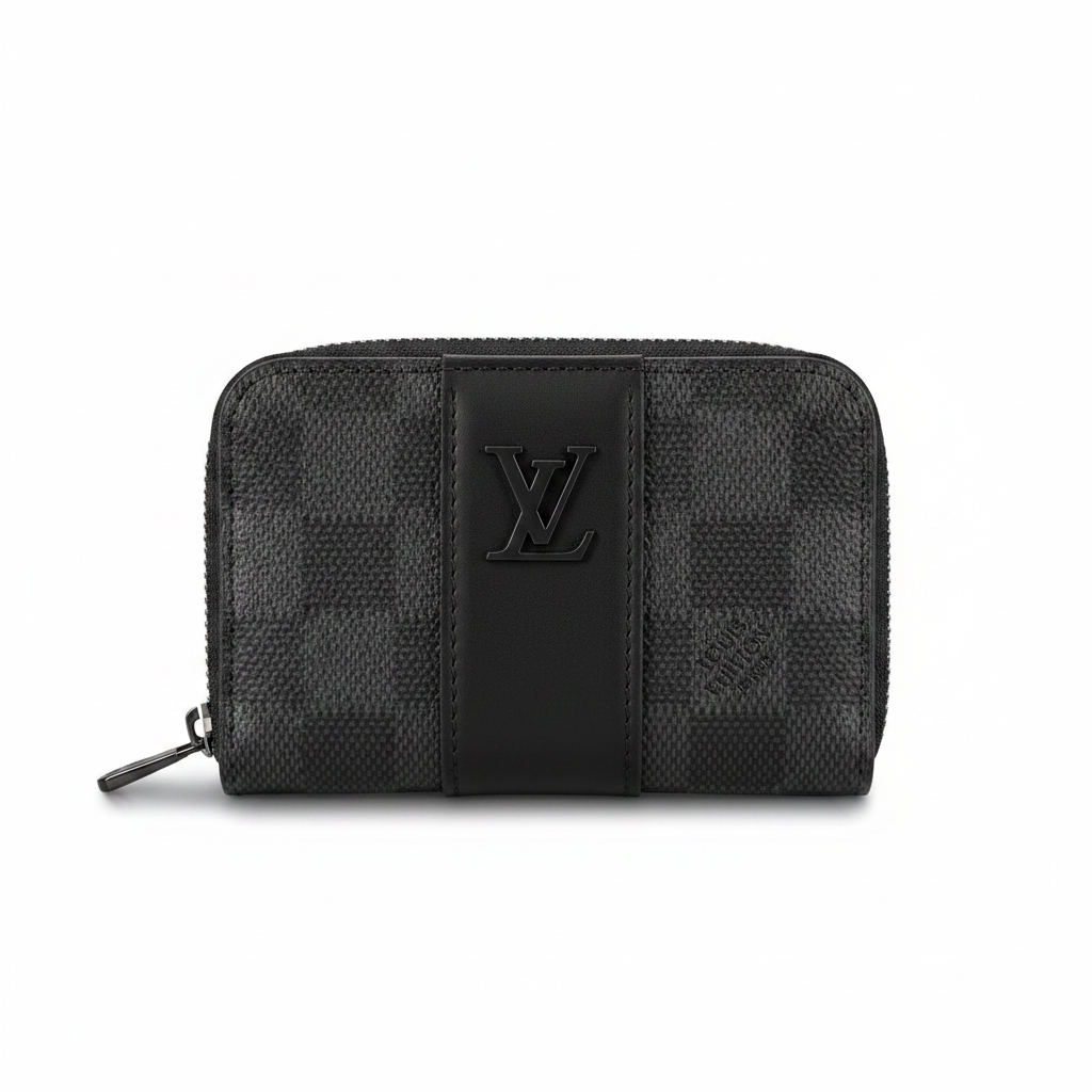 Designer Full Zip Card Holder Mini Wallet