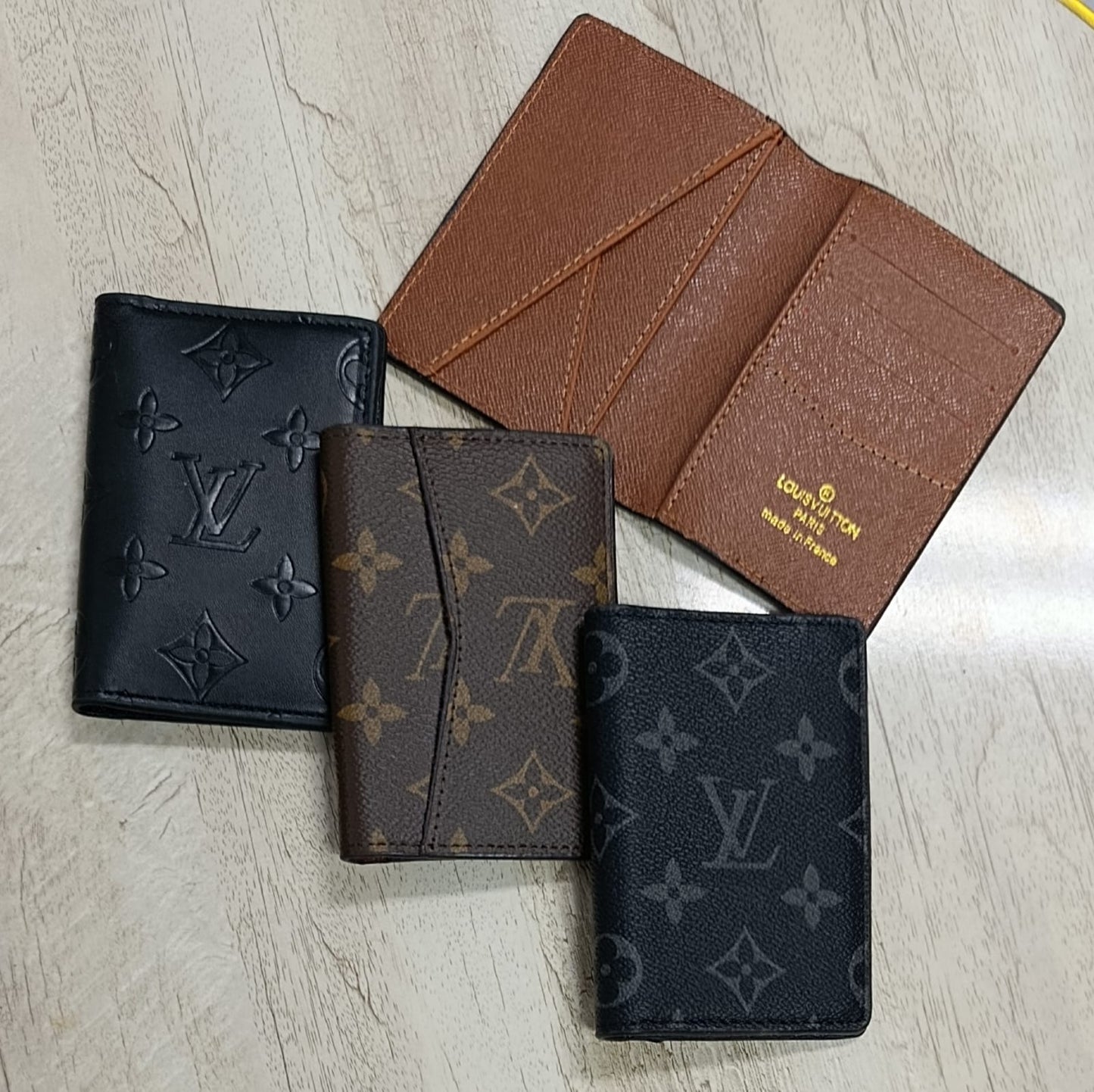 Designer Monogram Pocket Organizer/Cardholder