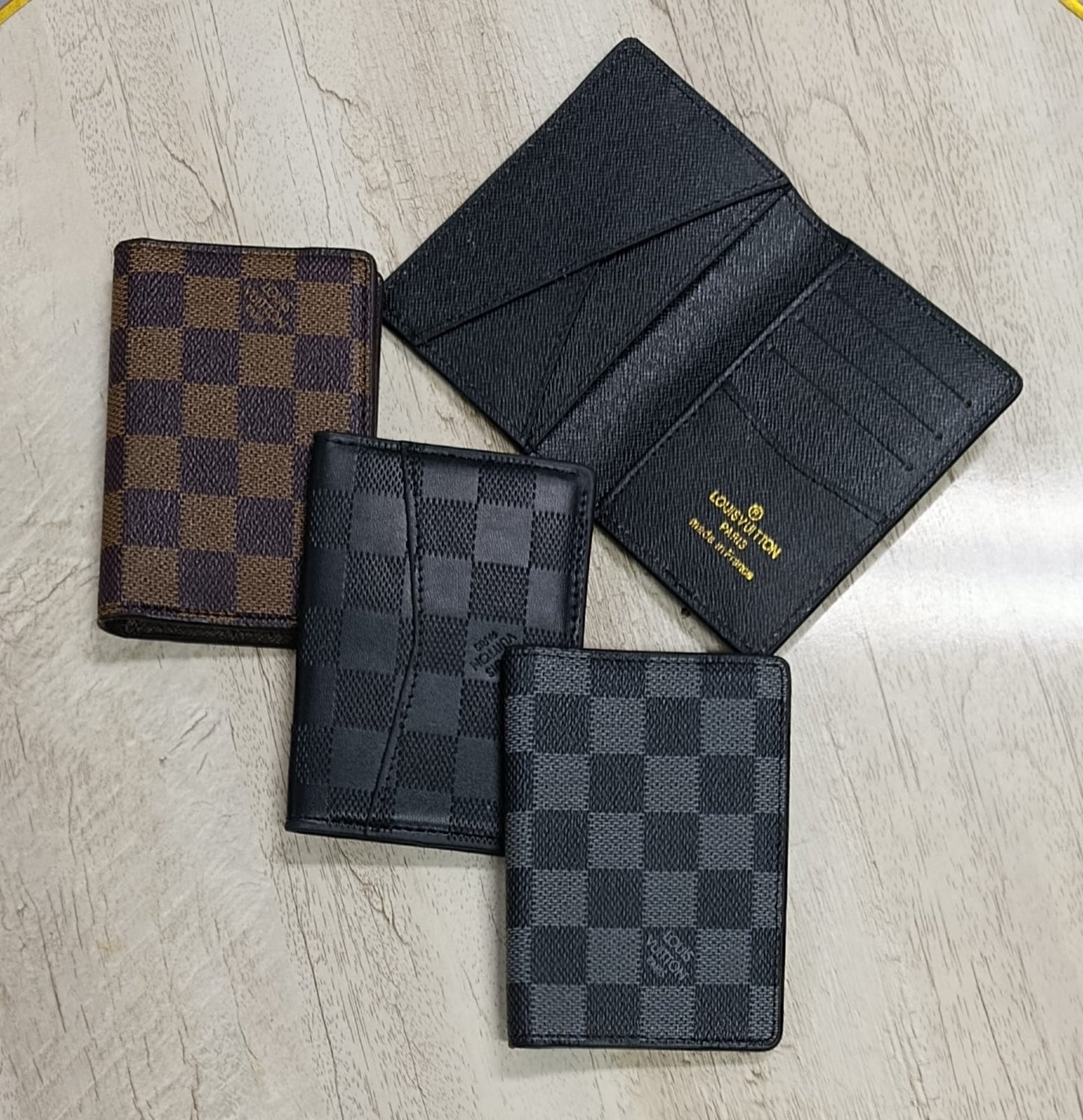 Designer Monogram Pocket Cardholder