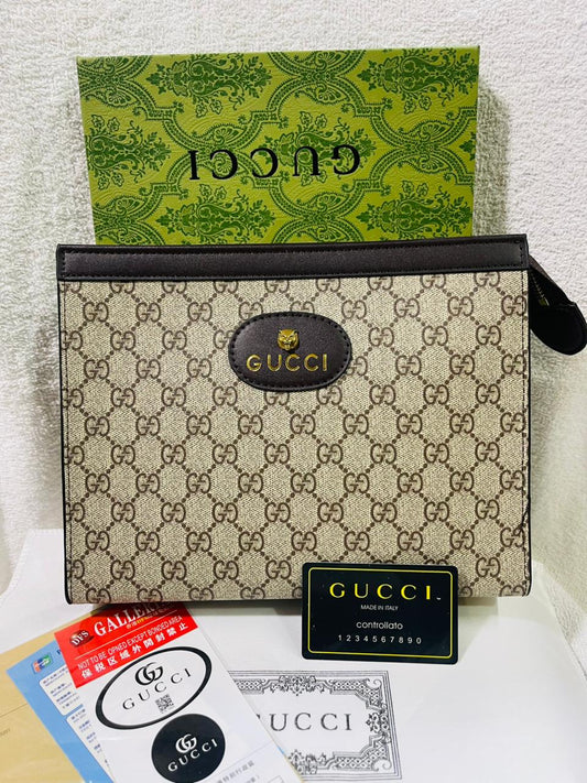 Luxury Monogram Zip Pouch