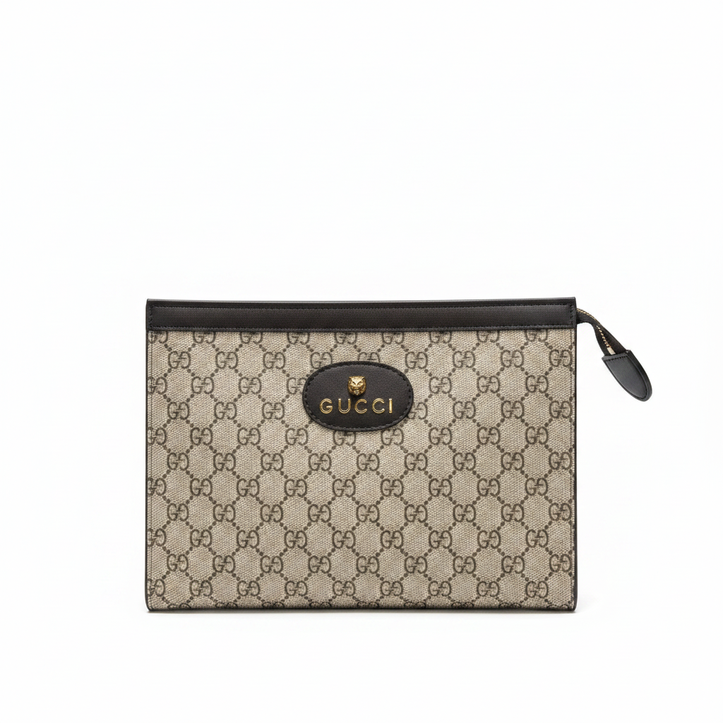 Luxury Monogram Zip Pouch