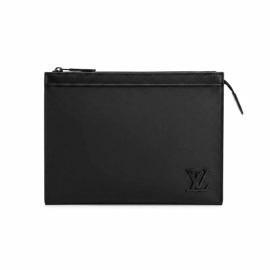 Luxury Monogram Zip Pouch
