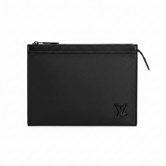 Luxury Monogram Zip Pouch