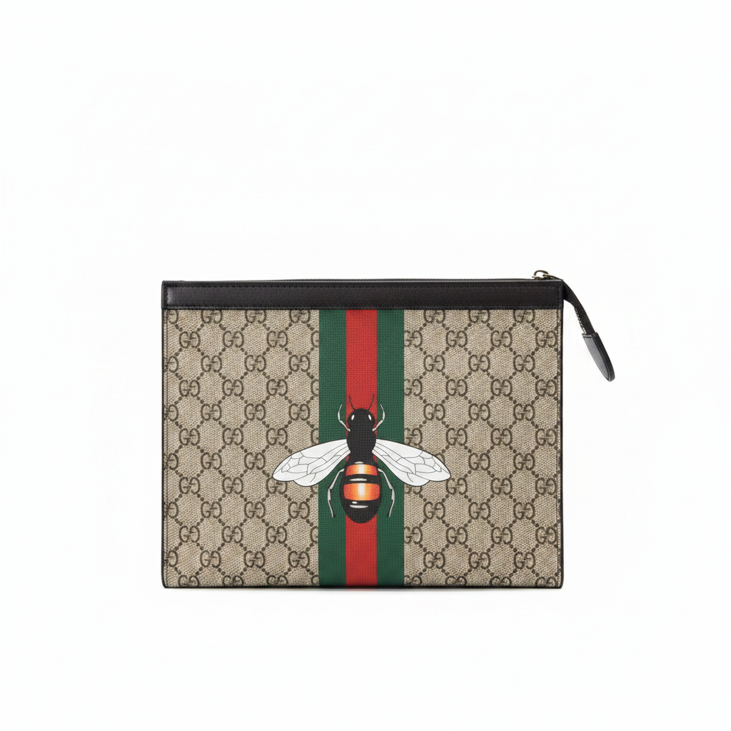 Luxury Monogram Zip Pouch