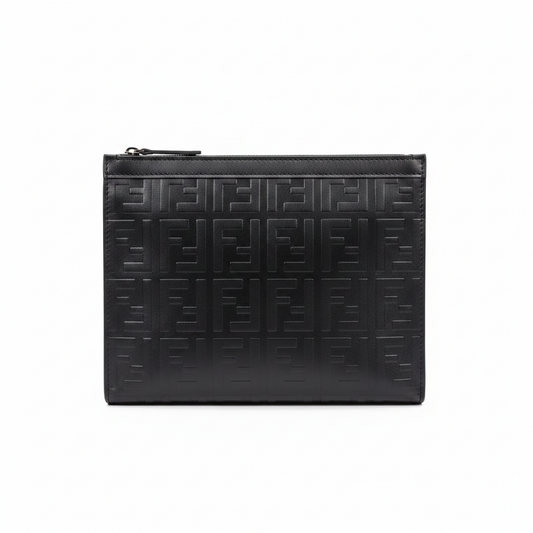 Luxury Monogram Zip Pouch