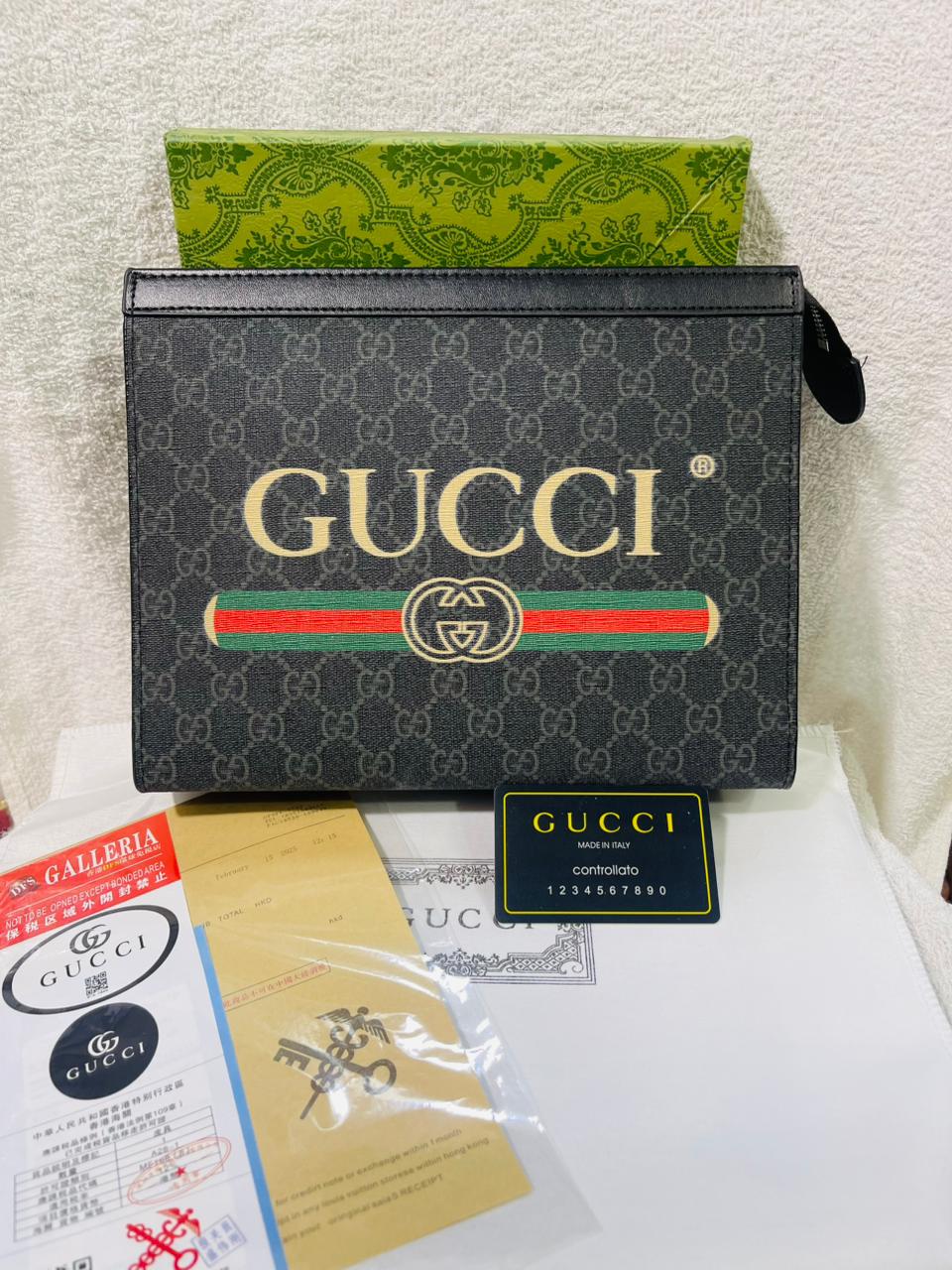 Luxury Monogram Zip Pouch