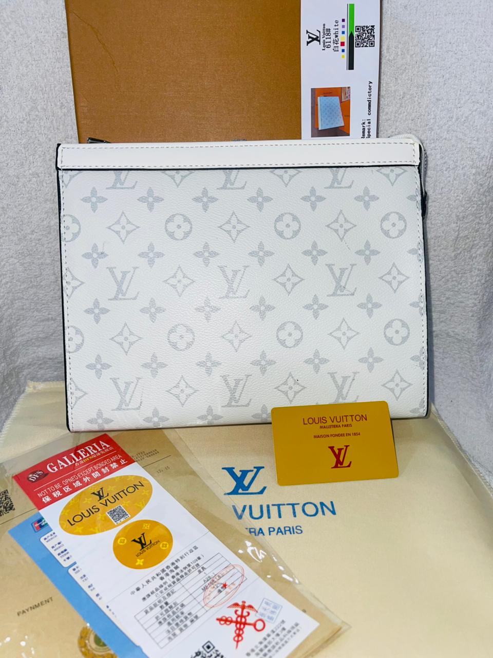 Luxury Monogram Zip Pouch
