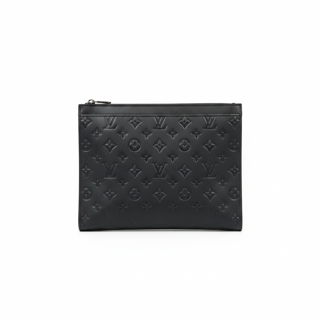 Luxury Monogram Zip Pouch