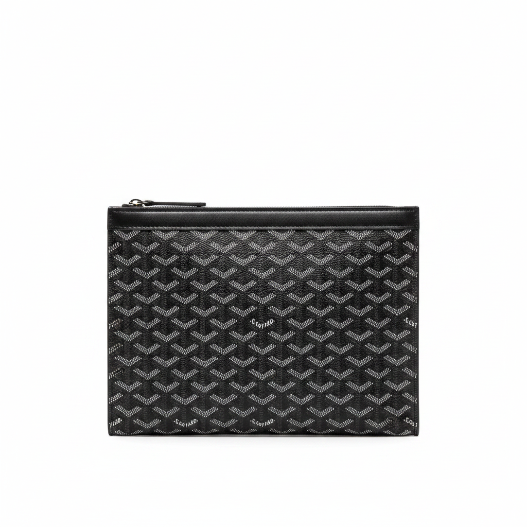 Luxury Monogram Zip Pouch