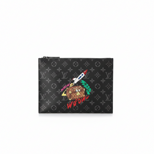 Luxury Monogram Zip Pouch