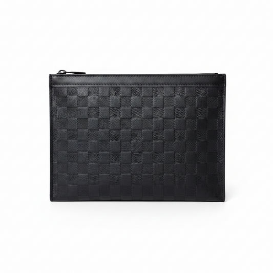 Luxury Monogram Zip Pouch