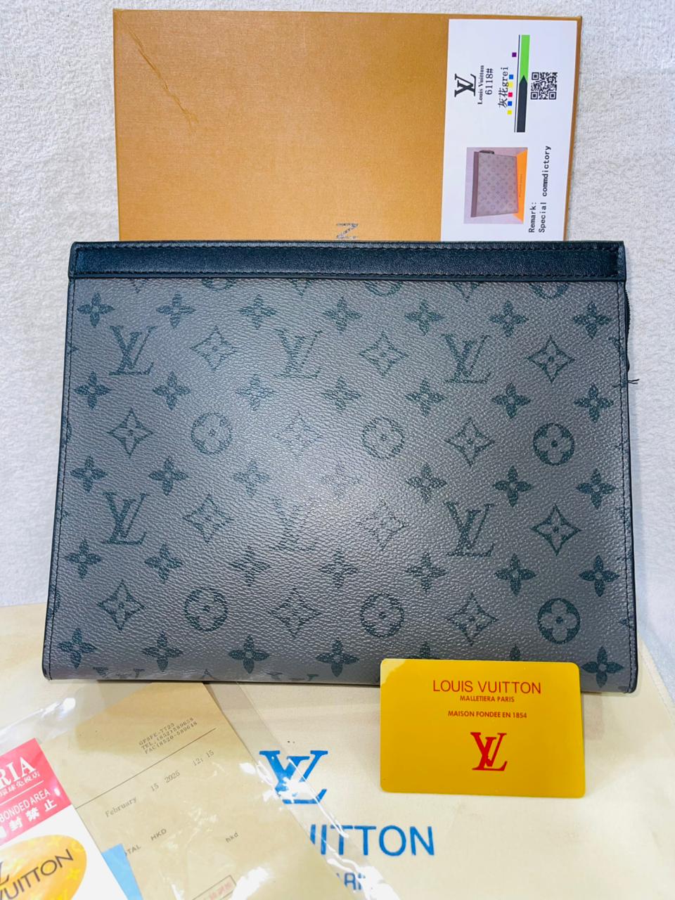 Luxury Monogram Zip Pouch