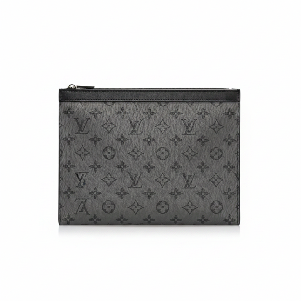 Luxury Monogram Zip Pouch