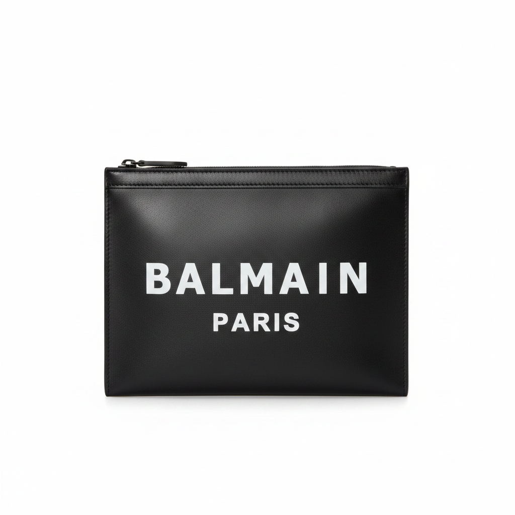 Luxury Monogram Zip Pouch