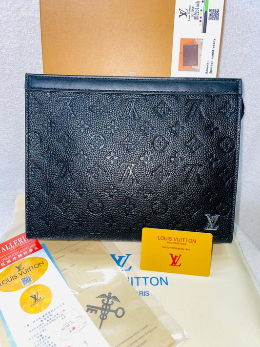 Luxury Monogram Zip Pouch