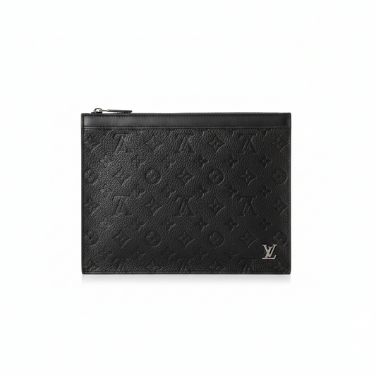 Luxury Monogram Zip Pouch