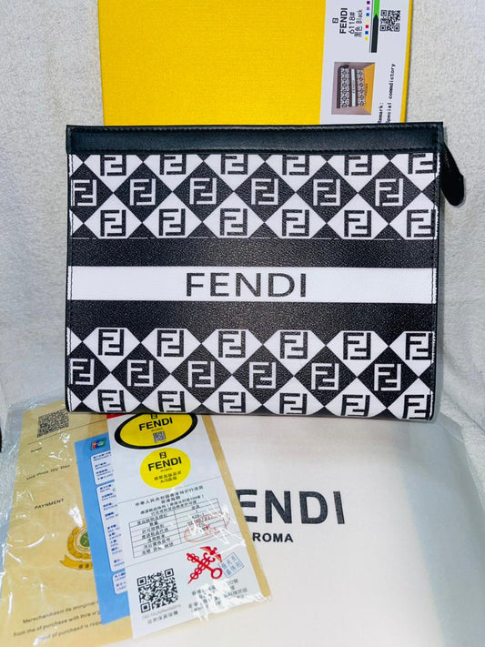 Luxury Monogram Zip Pouch