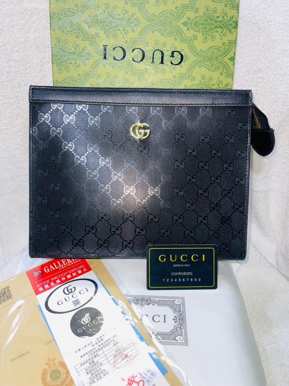 Luxury Monogram Zip Pouch